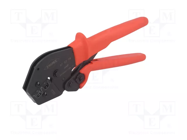 KNIPEX Crimpadora para terminales de cable y casquillos 2AWG...0AWG
