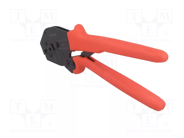 KNIPEX Crimpadora para terminales de cable y casquillos 2AWG...0AWG