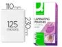 Q-connect Bolsa de Plastificar 110 x 230 mm 125 mc Carnet de Conducir Caja de 100 Unidades