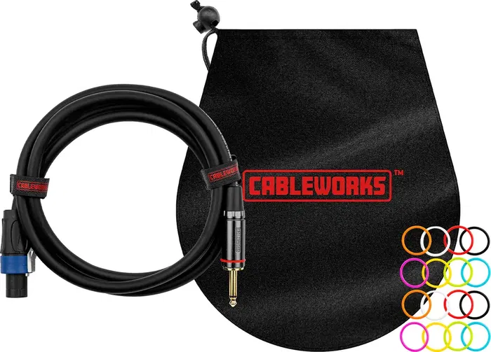 Cableworks Cable de Altavoz Jack/Speakon - 1,8 Metros Cableworks Cable de Altavoz Jack/Speakon - 1,8 Metros