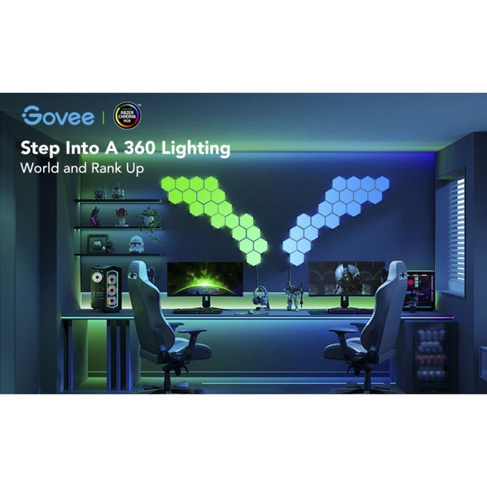 Govee Cinta Adhesiva de Doble Cara para Paneles de Luz RGBIC, 15 piezas Govee Cinta Adhesiva de Doble Cara para Paneles de Luz RGBIC, 15 piezas