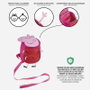 Mochila Guarderia Personaje Con Arnés Peppa Pig Rosa