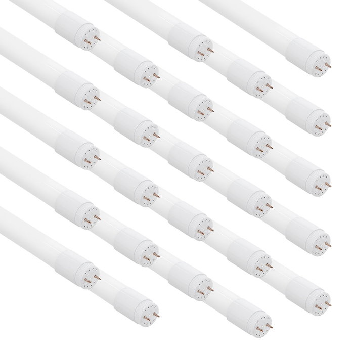 Pack 25 Tubos LED T8 9W 1260Lm 6000K Cristal 60cm