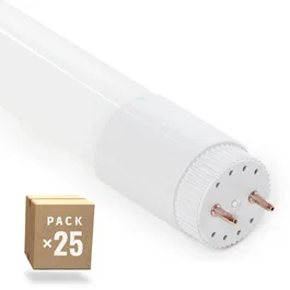 Pack 25 Tubos LED T8 Cristal 9W 1260Lm 6000K 60Cm 40.000H HO-LM1056-CW