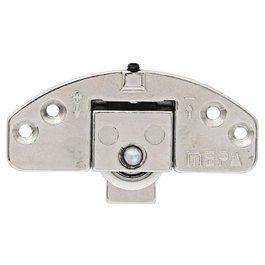 HERRAJES ALK Roller Deslizante Inferior Metal 25K C/Rod P/Sist.Deslizamiento Correbase O Girobase