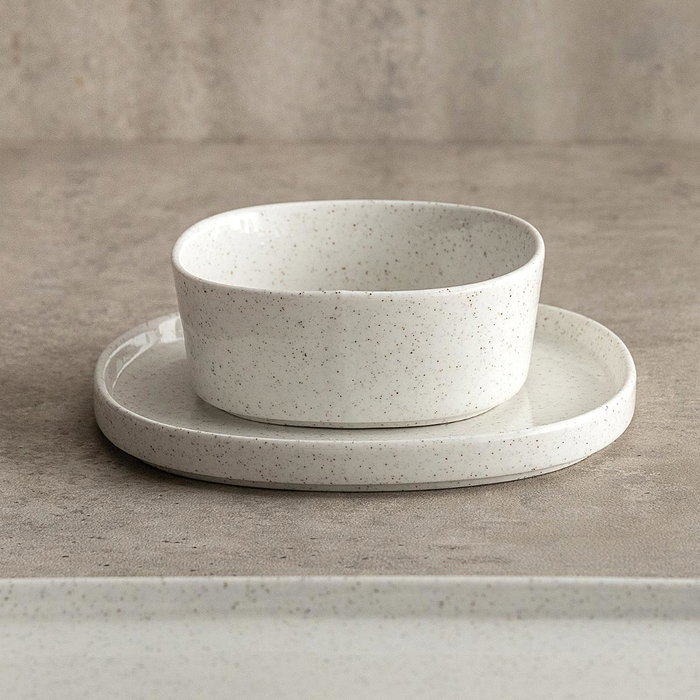 Bol Porcelana Alumina Elite Bidasoa 18x18x3,5 cm (8 Unidades)