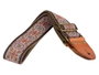 Correa Gaucho Auténtico Deluxe Tradicional para Guitarra 50 mm Hebilla Latón Bk/Bu/Rd