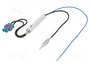 PER.PIC. Cable de conexión coaxial DIN a enchufe doble Fakra
