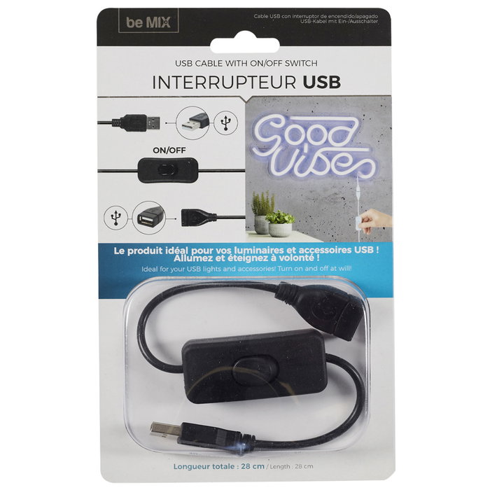 Be Mix Interruptor USB NEON
