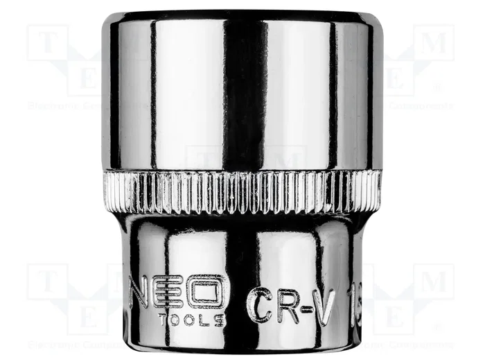NEO TOOLS Vaso de 6 ángulos HEX 18mm con mando de 3/8 de pulgada NEO TOOLS Vaso de 6 ángulos HEX 18mm con mando de 3/8 de pulgada