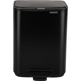 Brabantia BO Treteimer 4 Litros Negro Mate