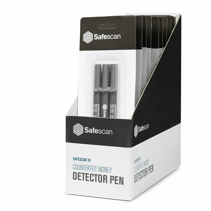 Safescan Bolígrafo Detector de Billetes Falsos Pack de 3