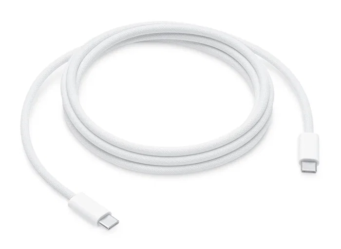 Apple Cable de carga USB-C MYQT3ZM/A, 240W, 2 metros, USB-C Macho a USB-C Macho, Blanco, para carga rápida