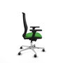 PIQUERAS Y CRESPO Silla de oficina Mardos con mecanismo Sincro/Traslack, Verde y Negro