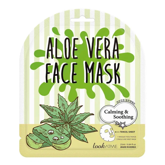 Look At Me Mascarilla Facial de Aloe Vera Calmante de 25 ml Look At Me Mascarilla Facial de Aloe Vera Calmante de 25 ml