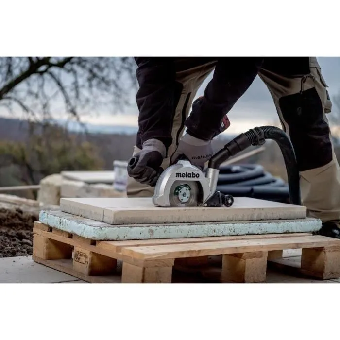 Metabo WVB 18 LTX BL 15-125 Quick Amoladora Angular a Batería 18V con MetaBOX 165 L