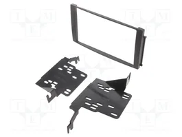 METRA Bastidor de montaje de radio para Hyundai, 2 DIN, negro