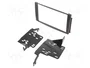 METRA Bastidor de montaje de radio para Hyundai, 2 DIN, negro