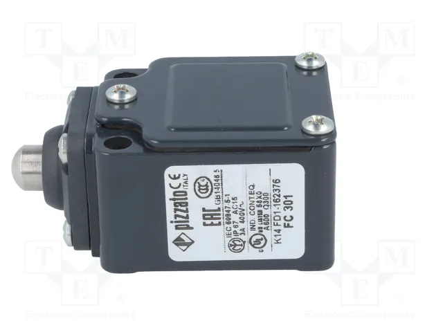 PIZZATO ELETTRICA Interruptor de fin de carrera FC 301 con espárrago Ø10mm