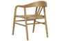 DKD Home Decor Silla Cottage Natural 53 x 78 x 57 cm Olmo Fibra (2 Unidades)