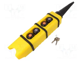 PROMET Casete de control KS con 4 botones redondos convexos