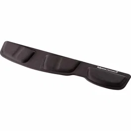 Fellowes Reposamuñecas para Teclado de Espuma Canal "Health-V" Negro para Prevención del Túnel Carpiano y Postura Ergonómica