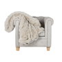 DKD Home Decor Manta de Poliéster Beige 220x240x1 cm