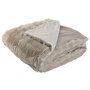 DKD Home Decor Manta de Poliéster Beige 220x240x1 cm