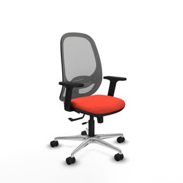 PIQUERAS Y CRESPO Silla de oficina Cilanco Naranja oscuro/Gris