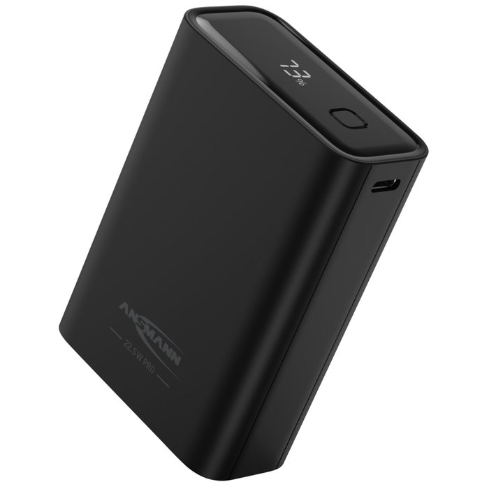 Ansmann Powerbank PRO 20000 mAh USB-A+C 22,5W Negro