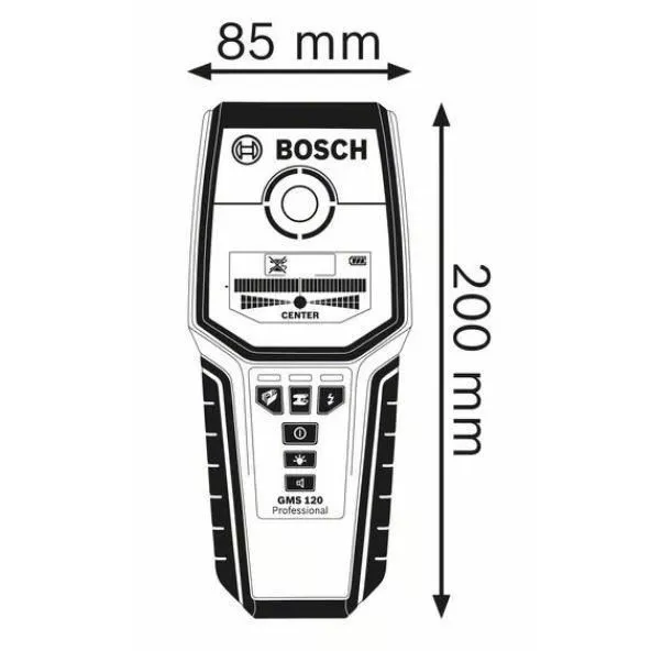 Bosch Professional GMS 120 detector de pared (Amanecer) - 0601081004