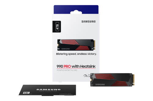 Samsung 990 PRO 4 TB M.2 con disipador Samsung 990 PRO 4 TB M.2 con disipador