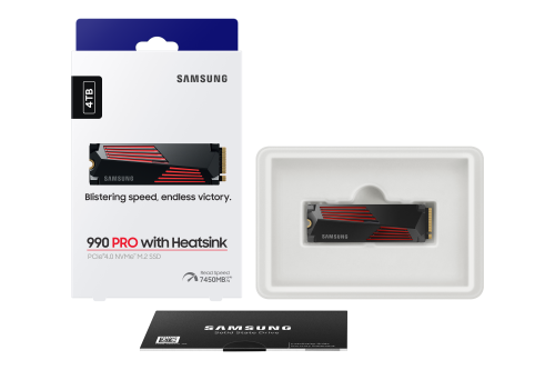 Samsung 990 PRO 4 TB M.2 con disipador Samsung 990 PRO 4 TB M.2 con disipador