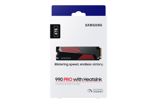 Samsung 990 PRO 4 TB M.2 con disipador Samsung 990 PRO 4 TB M.2 con disipador