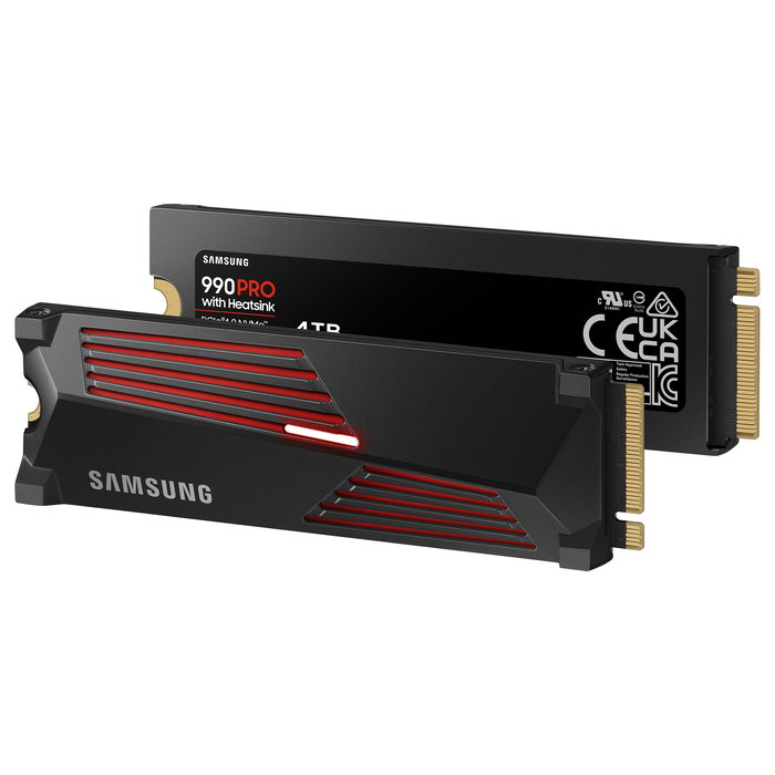 Samsung 990 PRO Heatsink NVMe PCIe 4.0 x 4 M.2 4TB SSD