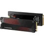 Samsung SSD Interno 990 PRO 4 TB con Disipador PCIe 4.0 NVMe 2.0 M2 2280 Hasta 7450 MB/s MZ-V9P4T0GW