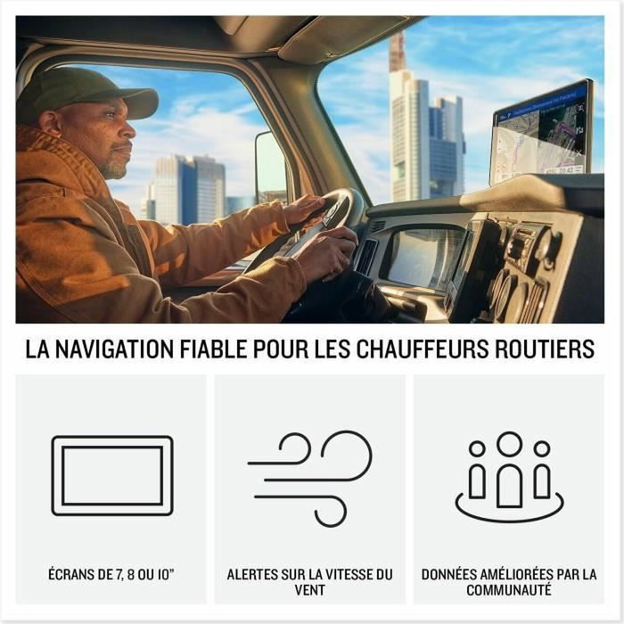 Garmin dezl LGV820 Navegador GPS de 8 pulg para Camiones