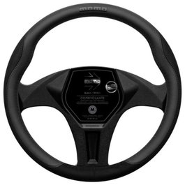 Momo Funda Volante Comfort Micr. Blk Edition M 38-39 cm MOMLSWCCOMCBE Polipurethano Agarre Firme y Confort Universal