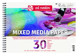 Talens Art Creation Mixed Media Papel A4 250 g 30 Hojas
