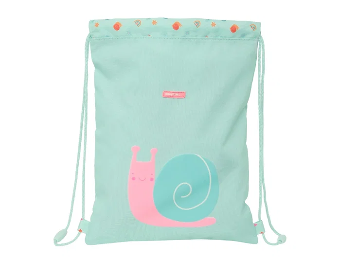 Safta Saco Plano Junior Caracol Fácil Limpieza Preescolar 26x34x1cm Safta Saco Plano Junior Caracol Fácil Limpieza Preescolar 26x34x1cm