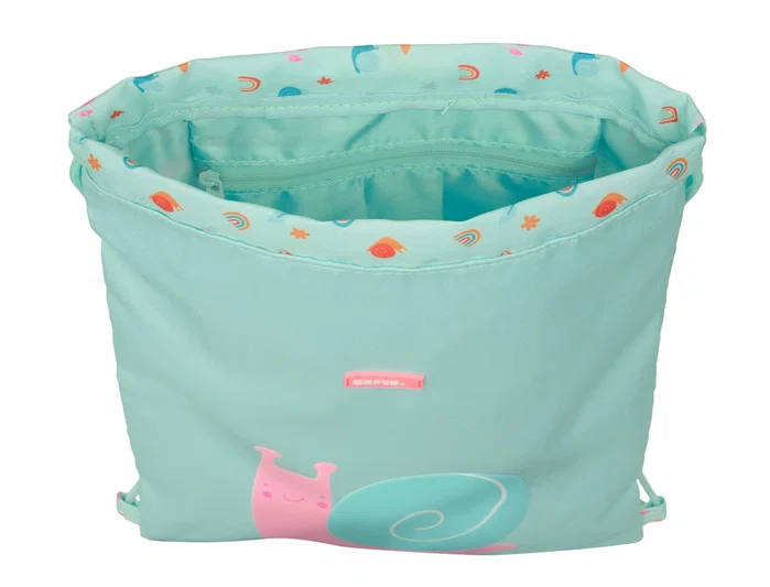 Safta Saco Plano Junior Caracol Fácil Limpieza Preescolar 26x34x1cm Safta Saco Plano Junior Caracol Fácil Limpieza Preescolar 26x34x1cm