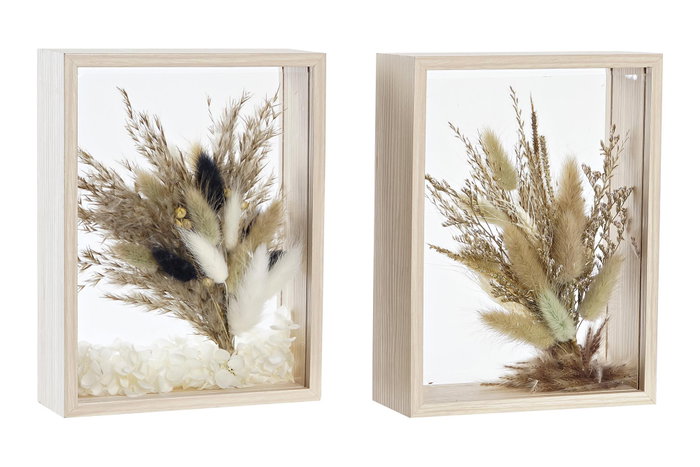 DKD Home Decor Decoración Flor Seca MDF 16x6x21 Surtido de 2 unidades DKD Home Decor Decoración Flor Seca MDF 16x6x21 Surtido de 2 unidades
