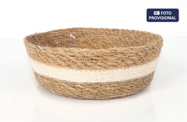 Privilege Cesta Cónica de Mimbre Redonda ø27x9cm