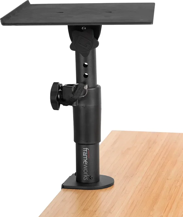 Frameworks Soporte con pinza para monitor de estudio de altura ajustable Frameworks Soporte con pinza para monitor de estudio de altura ajustable