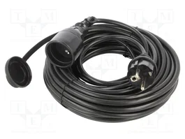 KEL Prolongador de alimentación H05VV-F 3G1,5mm2 15m