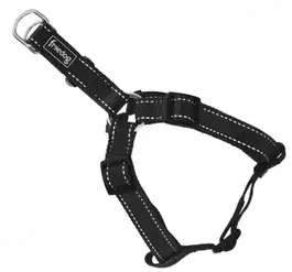 Freedog Arnés Tipo A Nylon Reflect Negro 10 mm X 20-36 cm