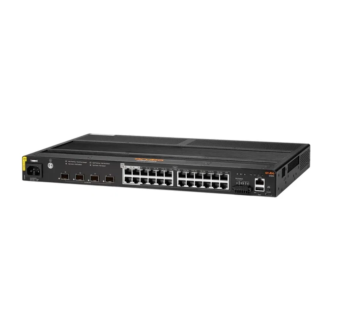 Hewlett Packard Enterprise Aruba 4100i conmutador 20 x 10/100/1000 (PoE Clase 4) + 4 x 10/100/1000 (PoE Clase 6) + 4 x SFP+