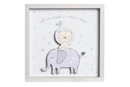 DKD Home Decor Decoración Luminosa LED MDF 23x4x23 Blanco