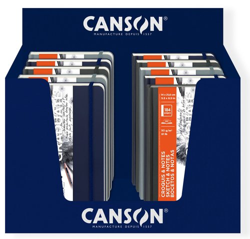 Canson Cuaderno de Bocetos Graduate Sketch & Notes 140x216 mm Expositor de 10 unidades Canson Cuaderno de Bocetos Graduate Sketch & Notes 140x216 mm Expositor de 10 unidades
