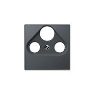 Jung A 561 BFPLSAT ANM Cubierta para SAT + TV + Radio Antracita